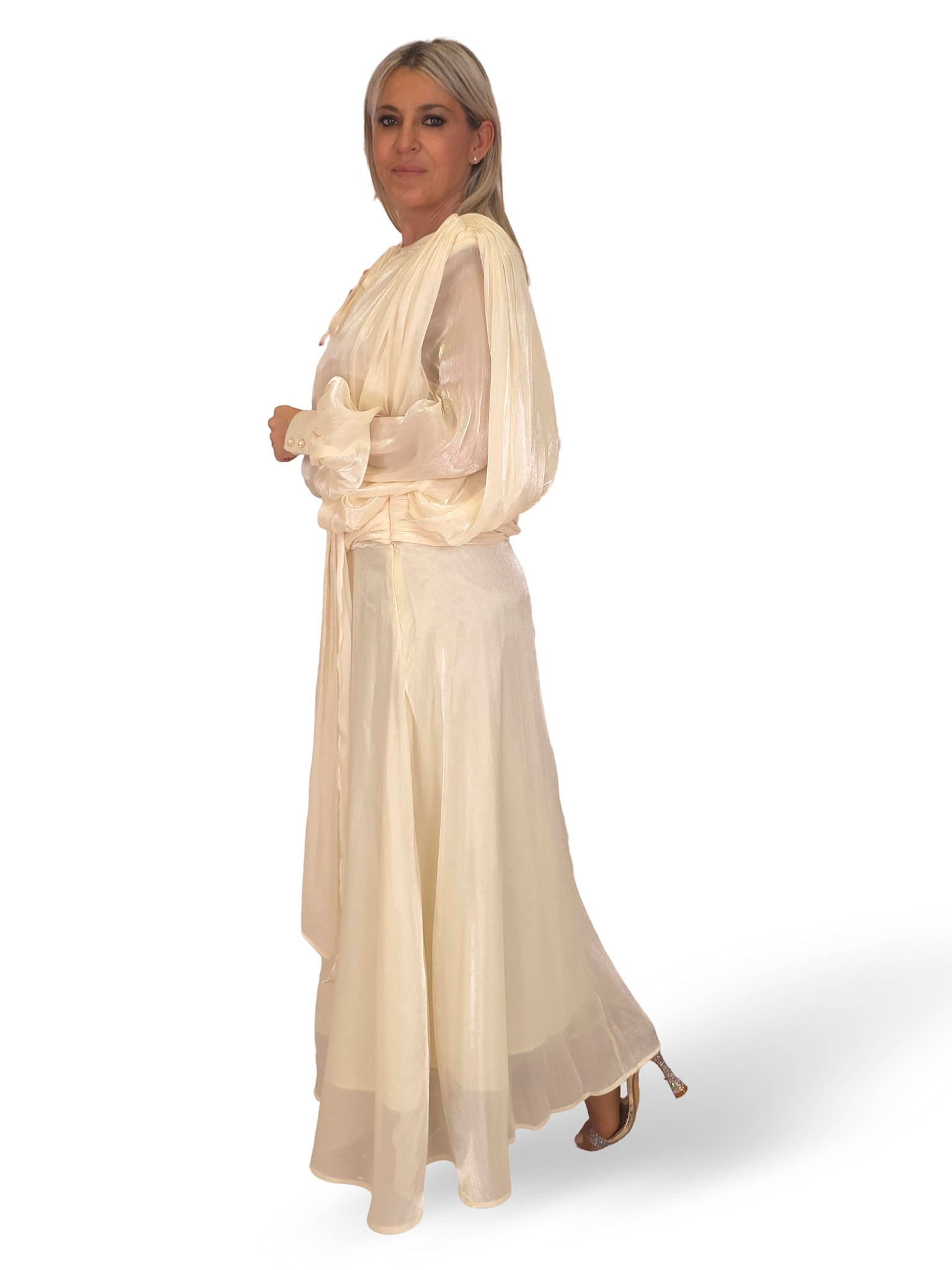 VESTIDO LARGO  GOLDEN DAYS PARIS