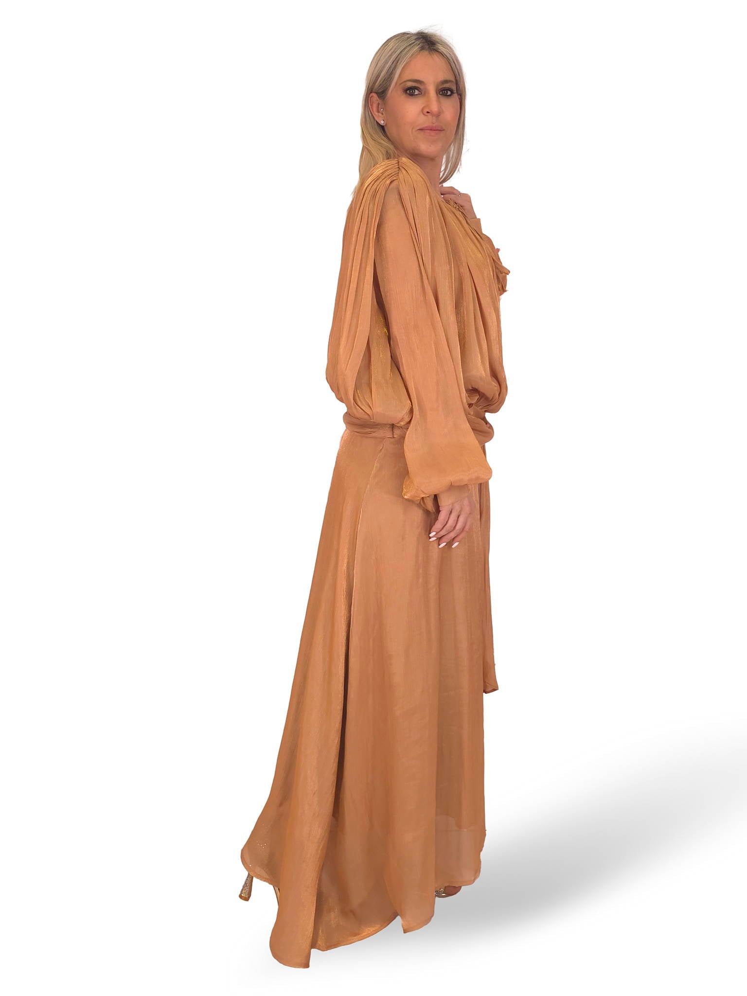 VESTIDO LARGO  GOLDEN DAYS PARIS