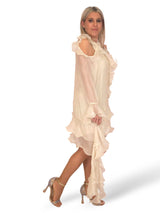 VESTIDO GOLDEN PARIS TUL VOLANTES JOT