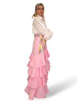 CAMISA MANGAS FLOR