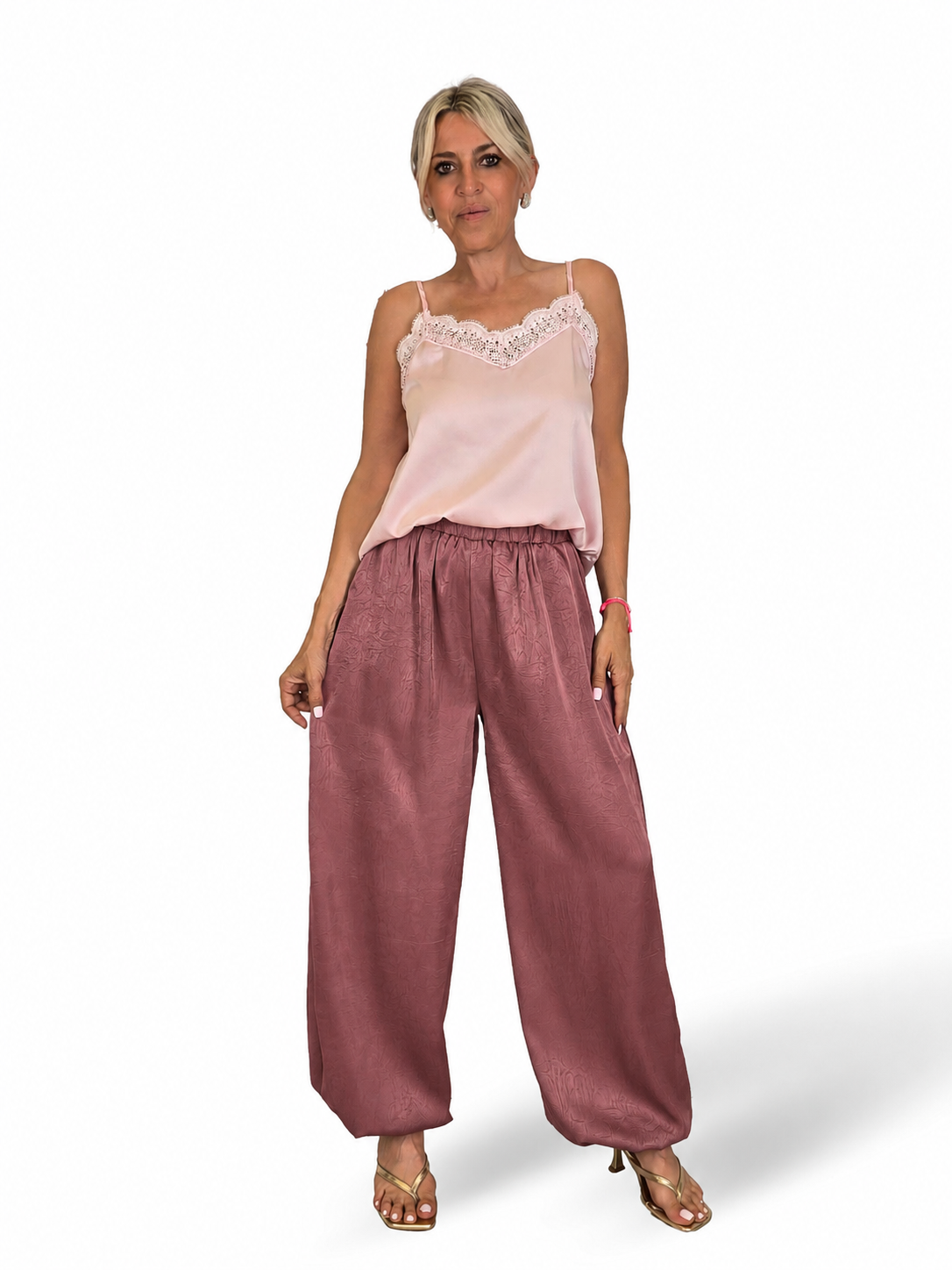 Pantaloni satinati Crash Aladdin
