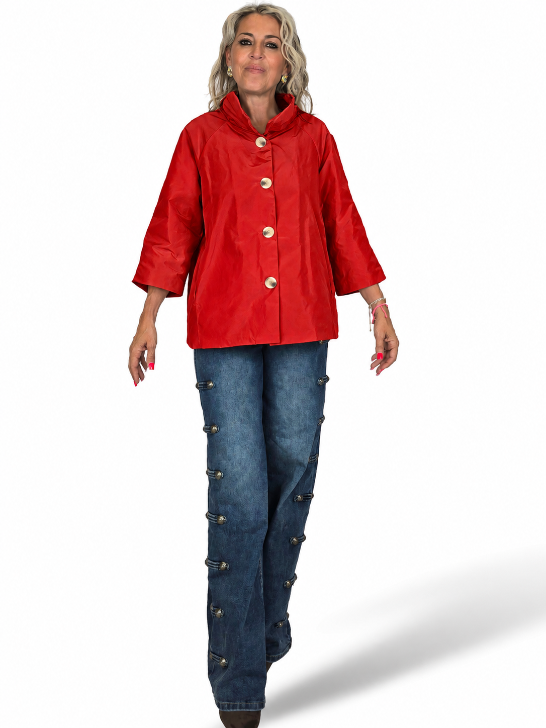 CHAQUETA CORTAVIENTOS DRAPEADO