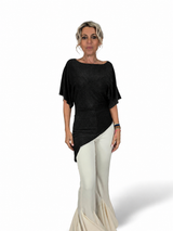 TOP ASIMMETRICO IN LUREX