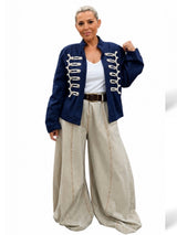 JOT CUT WIDE LEG JEANS