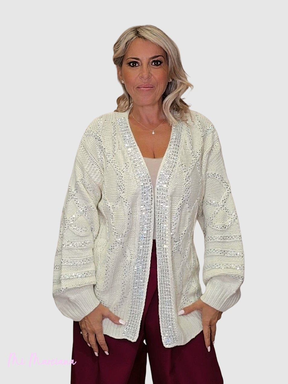 CHAQUETA PUNTO CRISTALES JOT