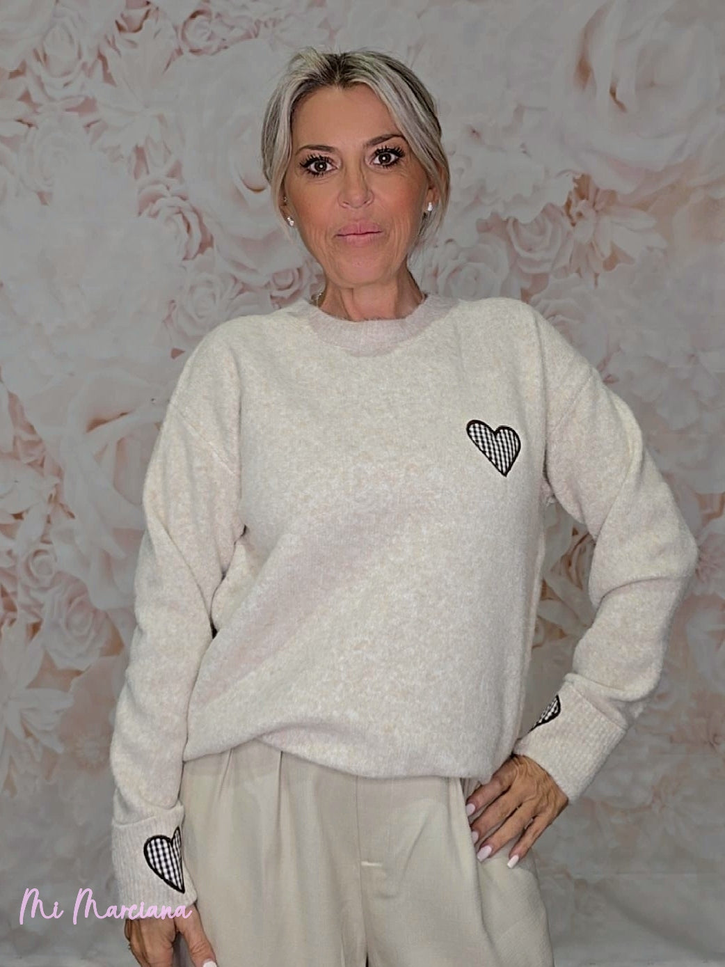 JERSEY HEART GINGHAM JOT