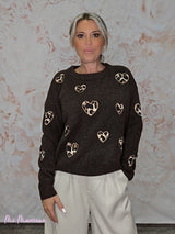 JERSEY HEARTS PRINT JOT