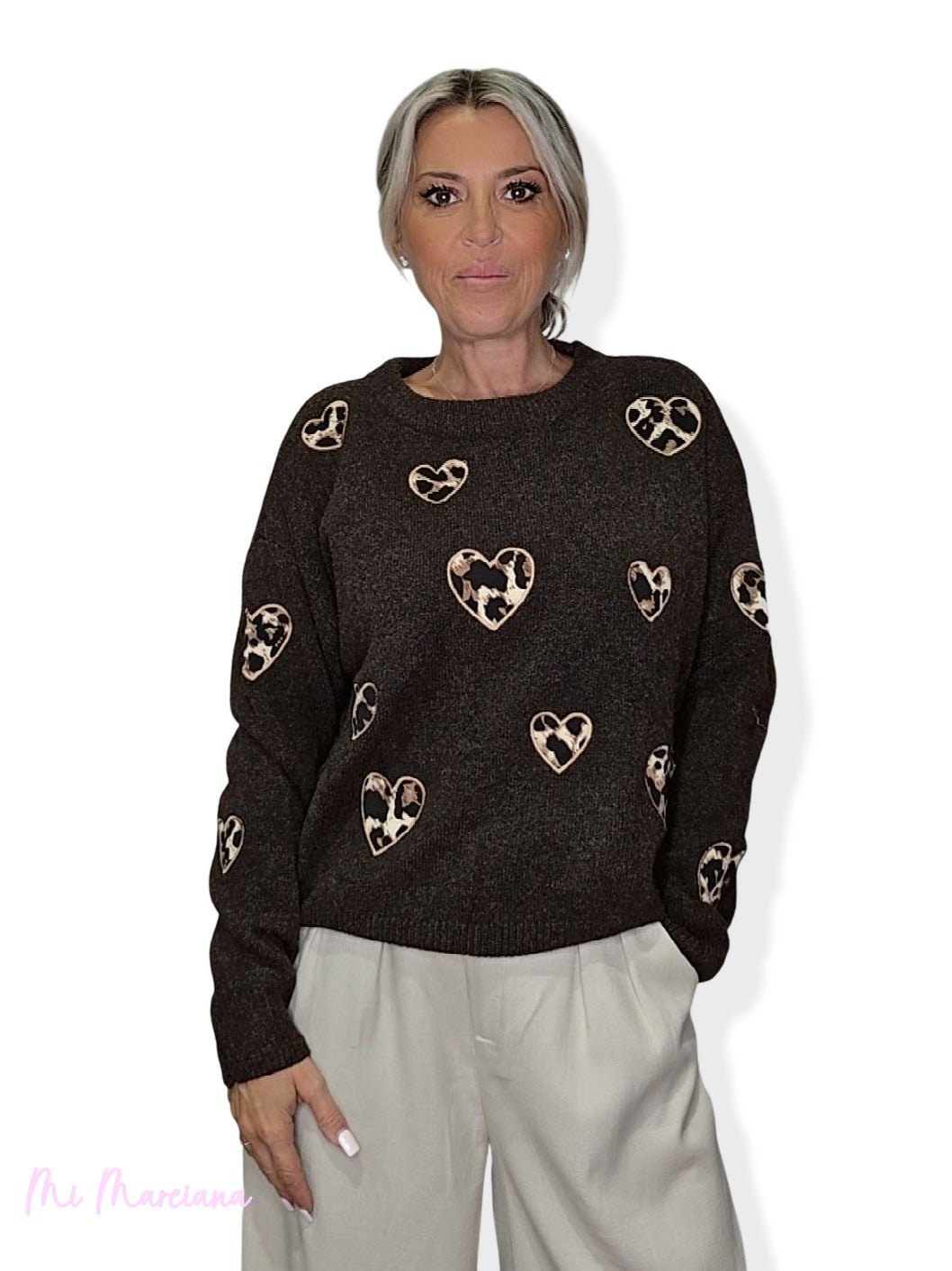 JERSEY HEARTS PRINT JOT