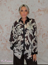 CAMISOLA ESTAMPADA FLORES STRASS JOT