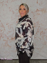 CAMISOLA ESTAMPADA FLORES STRASS JOT