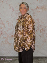 CAMISOLA ESTAMPADA FLORES STRASS JOT