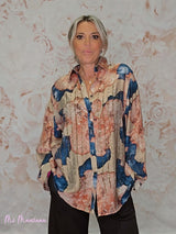 CAMISOLA ESTAMPADA FLORES STRASS JOT