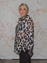 CHEMISE À IMPRIMÉ ANIMAL ET STRASS JOT