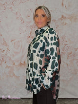 CAMISOLA ESTAMPADA ANIMAL PRINT STRASS JOT