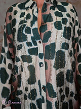 CAMISOLA ESTAMPADA ANIMAL PRINT STRASS JOT