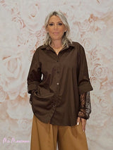 CAMISA MANGAS ENCAJE JOT