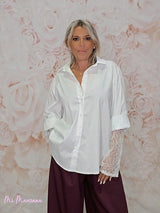 CAMISA MANGAS ENCAJE JOT