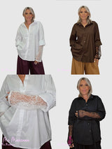 CAMISA MANGAS ENCAJE JOT