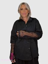 CAMISA MANGAS ENCAJE JOT