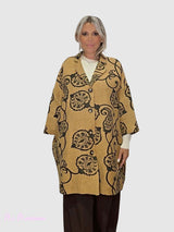 CHAQUETA OVERSIZE GOBELINO FLORAL JOT