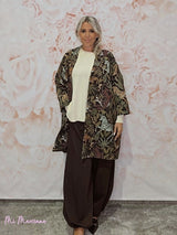 CHAQUETA OVERSIZE GOBELINO FLORAL JOT