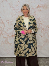 CHAQUETA OVERSIZE GOBELINO FLORAL JOT