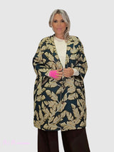 CHAQUETA OVERSIZE GOBELINO FLORAL JOT