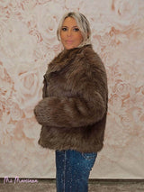 CHAQUETA PELO COMBINADA POLIPIEL