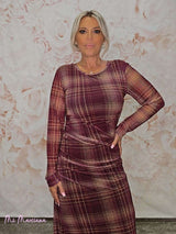 ABITO IN TULLE A SCACCHI