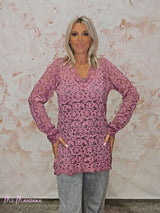 CAMISETA ENCAJE ESCOTE PICO JOT