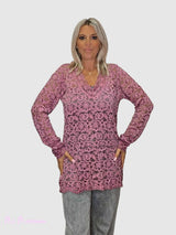 CAMISETA ENCAJE ESCOTE PICO JOT