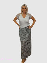 FALDA MIDI ENCAJE JOT