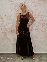 SPILLA PER ABITO IN VELLUTO