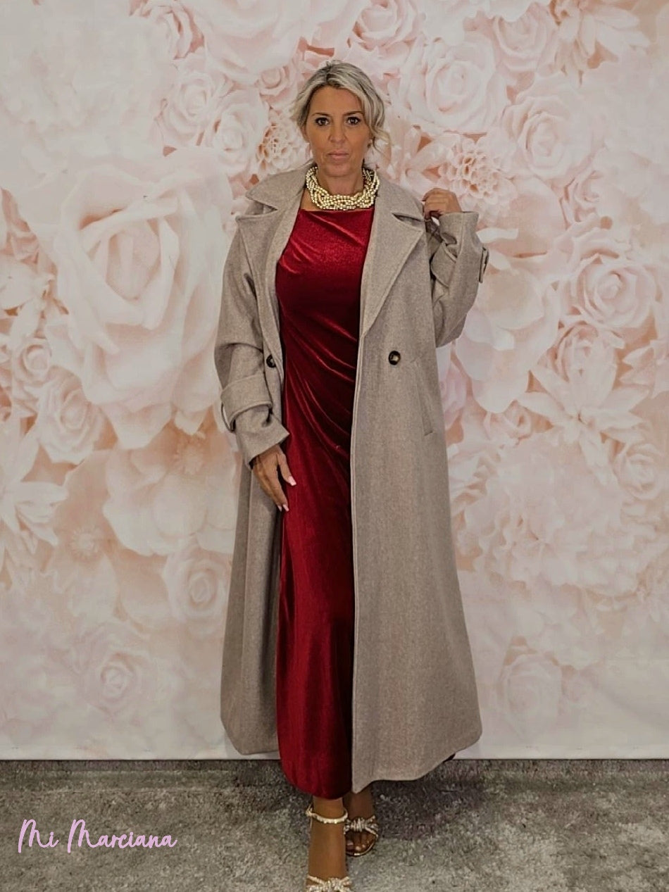 ABRIGO OVERSIZE PAÑO