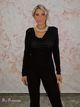 Calça flare JOT LUREX