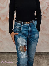 JEANS SNOOPY CORAZÓN STRASS