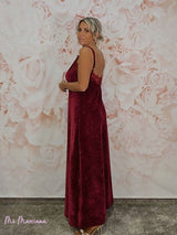 VESTIDO TERCIOPELO LENCERO