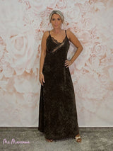 VESTIDO TERCIOPELO LENCERO