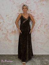 VESTIDO TERCIOPELO LENCERO