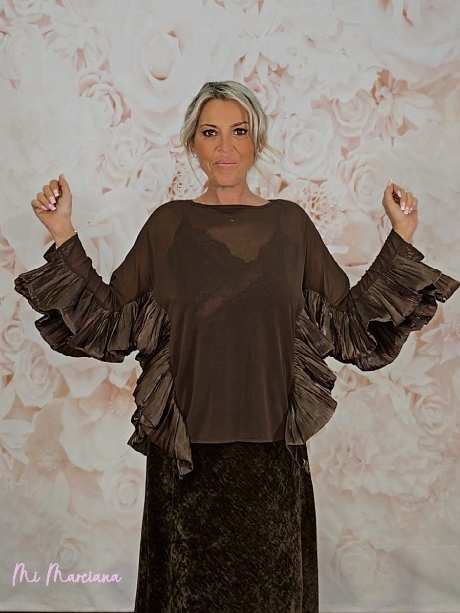 TOP TUL VOLANTES JOT