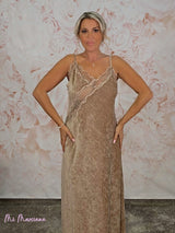 VESTIDO TERCIOPELO LENCERO