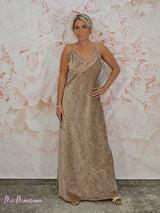 VESTIDO TERCIOPELO LENCERO