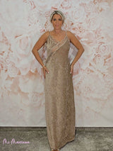 VESTIDO TERCIOPELO LENCERO