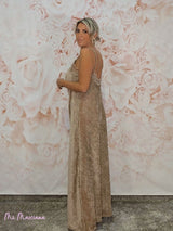 VESTIDO TERCIOPELO LENCERO