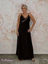 VESTIDO TERCIOPELO LENCERO