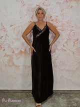 VESTIDO TERCIOPELO LENCERO