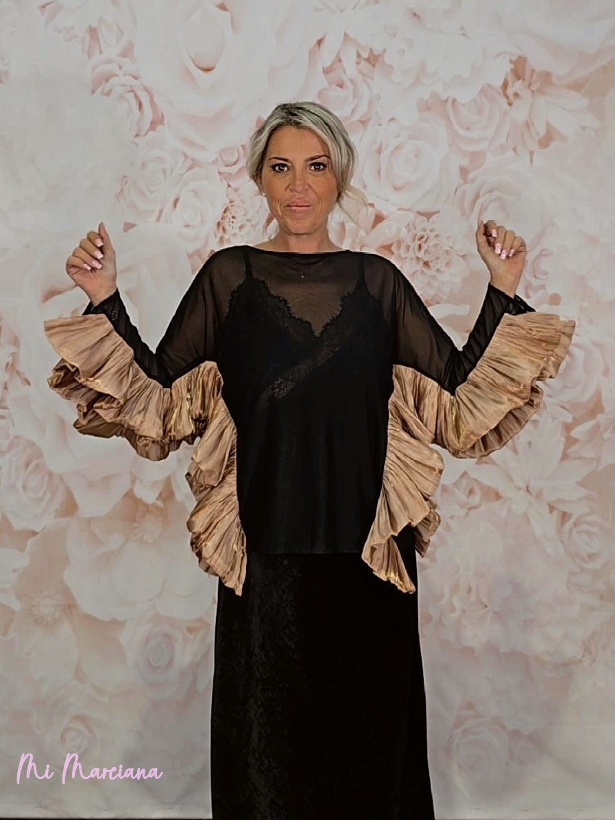 TOP TUL VOLANTES JOT