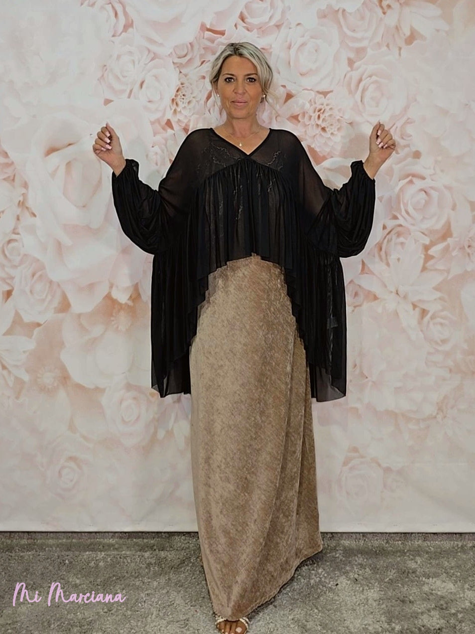 TÚNICA ASIMÉTRICA TUL JOT