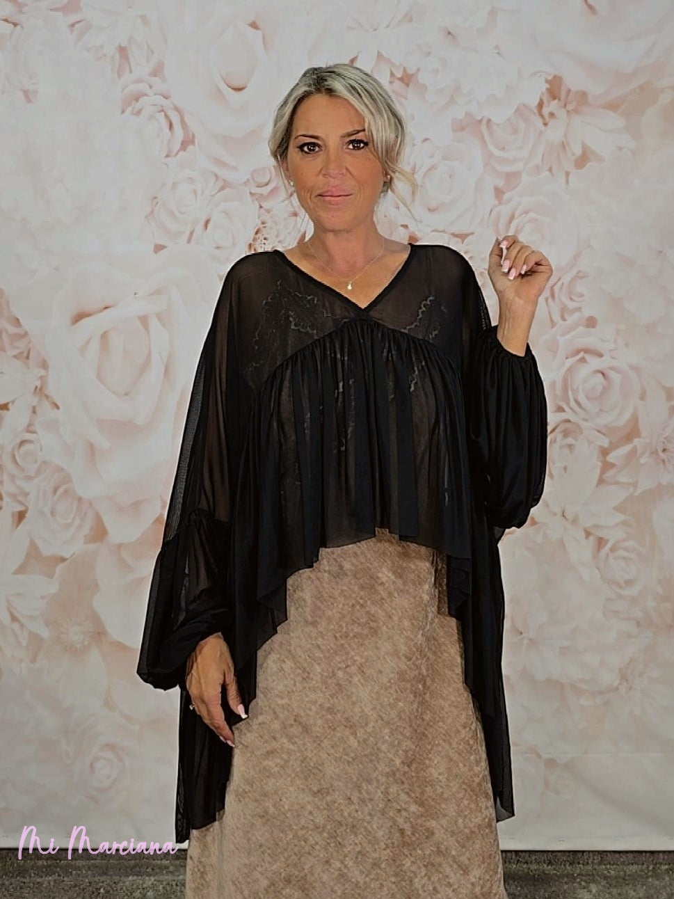 TÚNICA ASIMÉTRICA TUL JOT