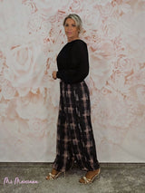 Calças de chiffon estampadas com Aladdin